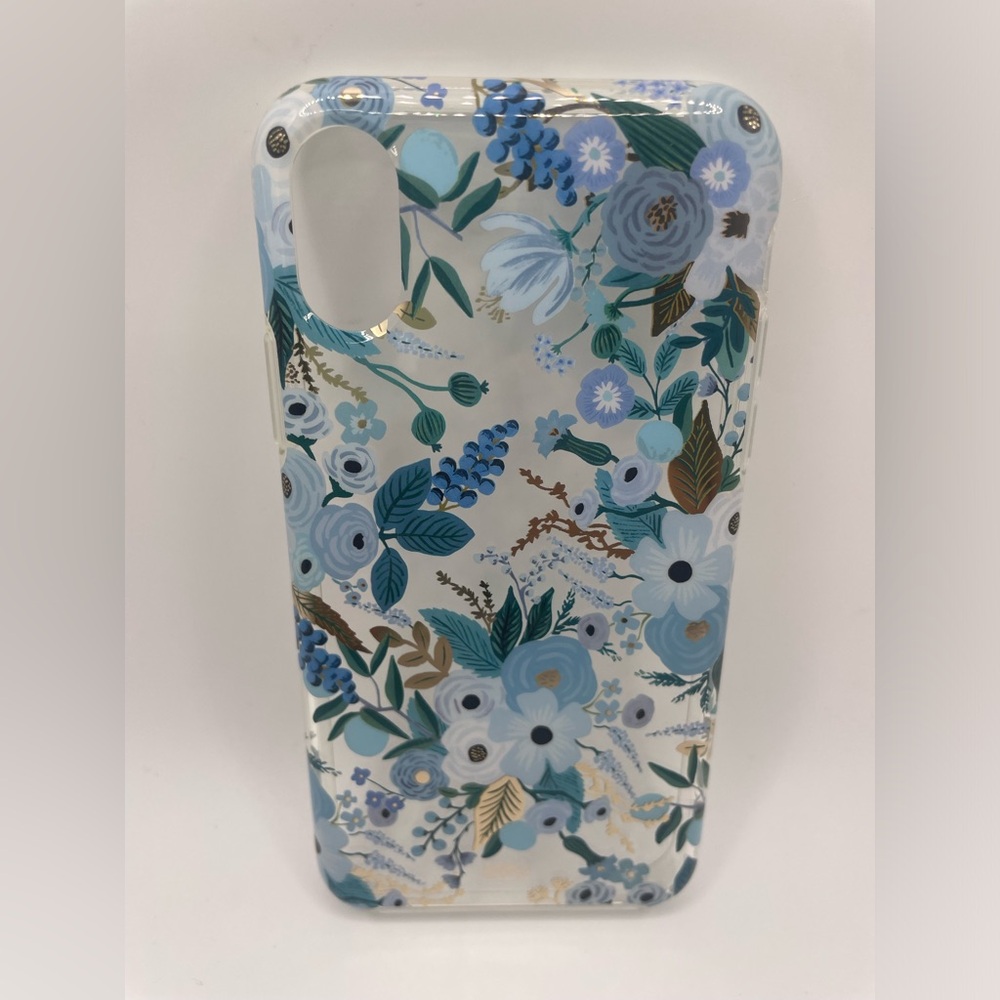 Rifle Paper CO. iPhone Xs  Case - Floral Design - - Garden Party Blue